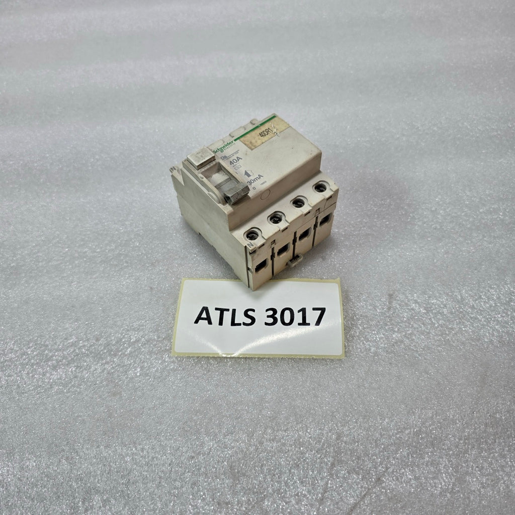S ELECTRIC IDa 40A 30mA 4 POLE RCCB RCD RESIDUAL CURRENT BREAKER