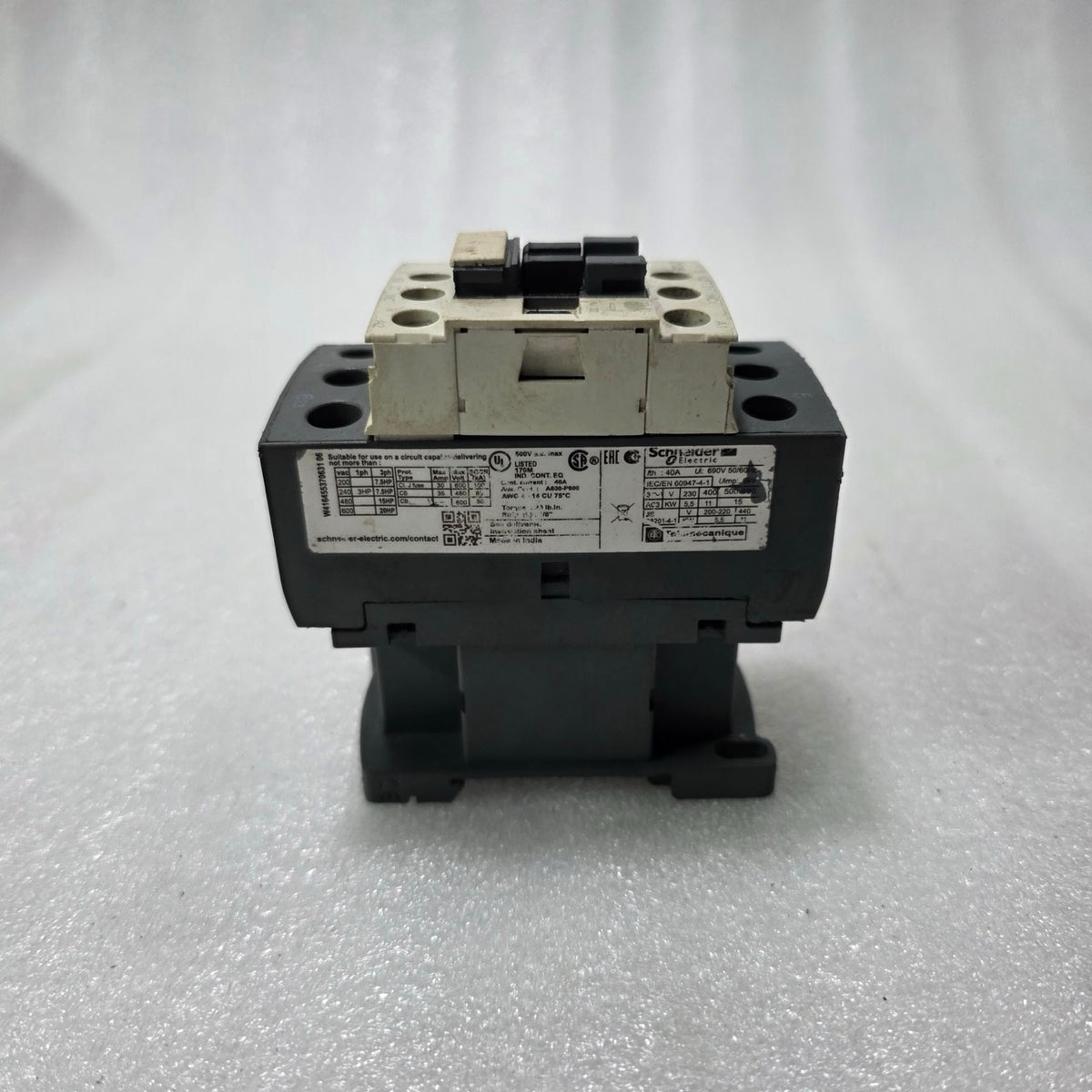 S ELECTRIC LC1D25 TESYS D AC CONTACTOR 25A 3 POLE | 5.5–15KW