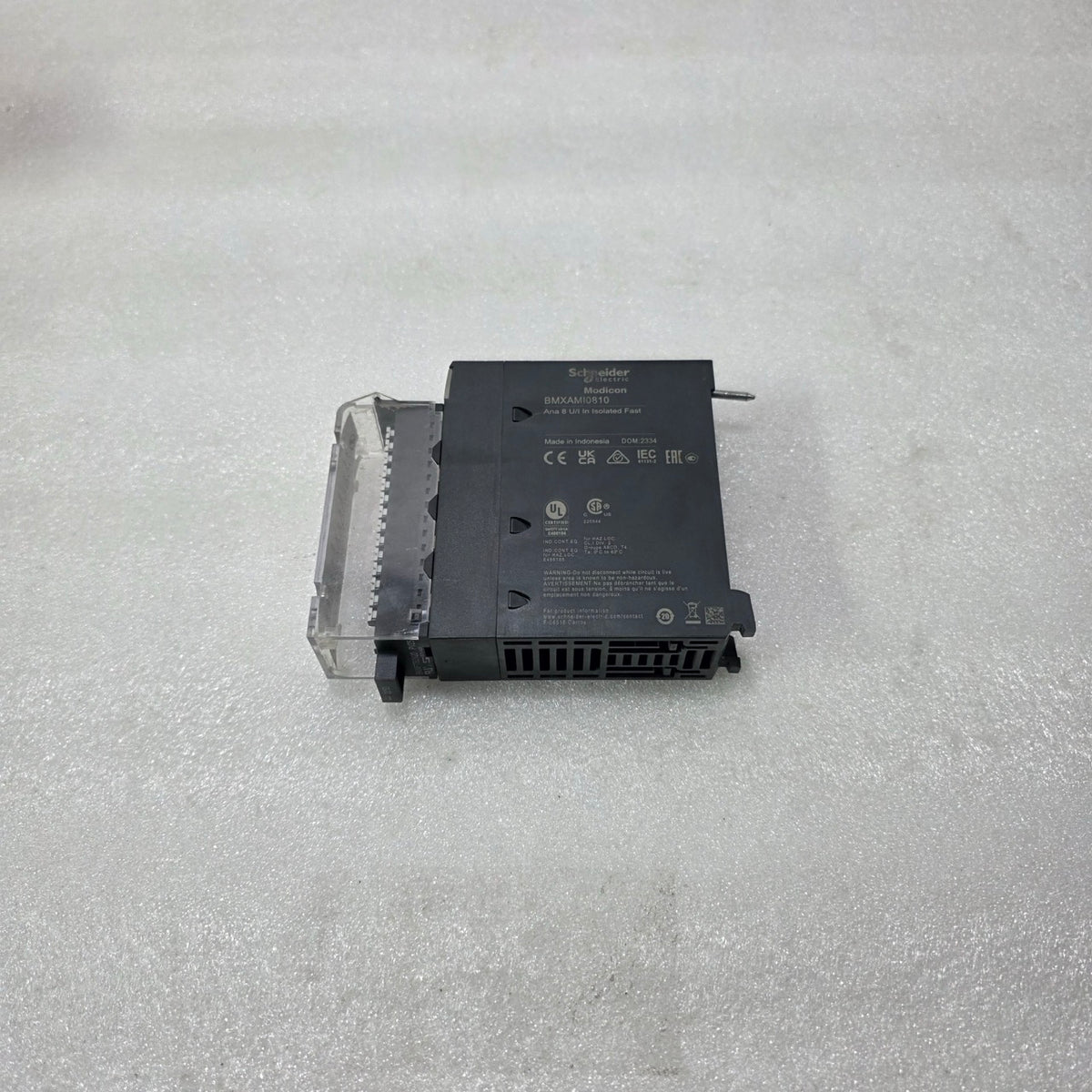 S ELECTRIC MODICON BMXAMI0810 ANALOG INPUT MODULE 8 CHANNEL ISOLATED FAST