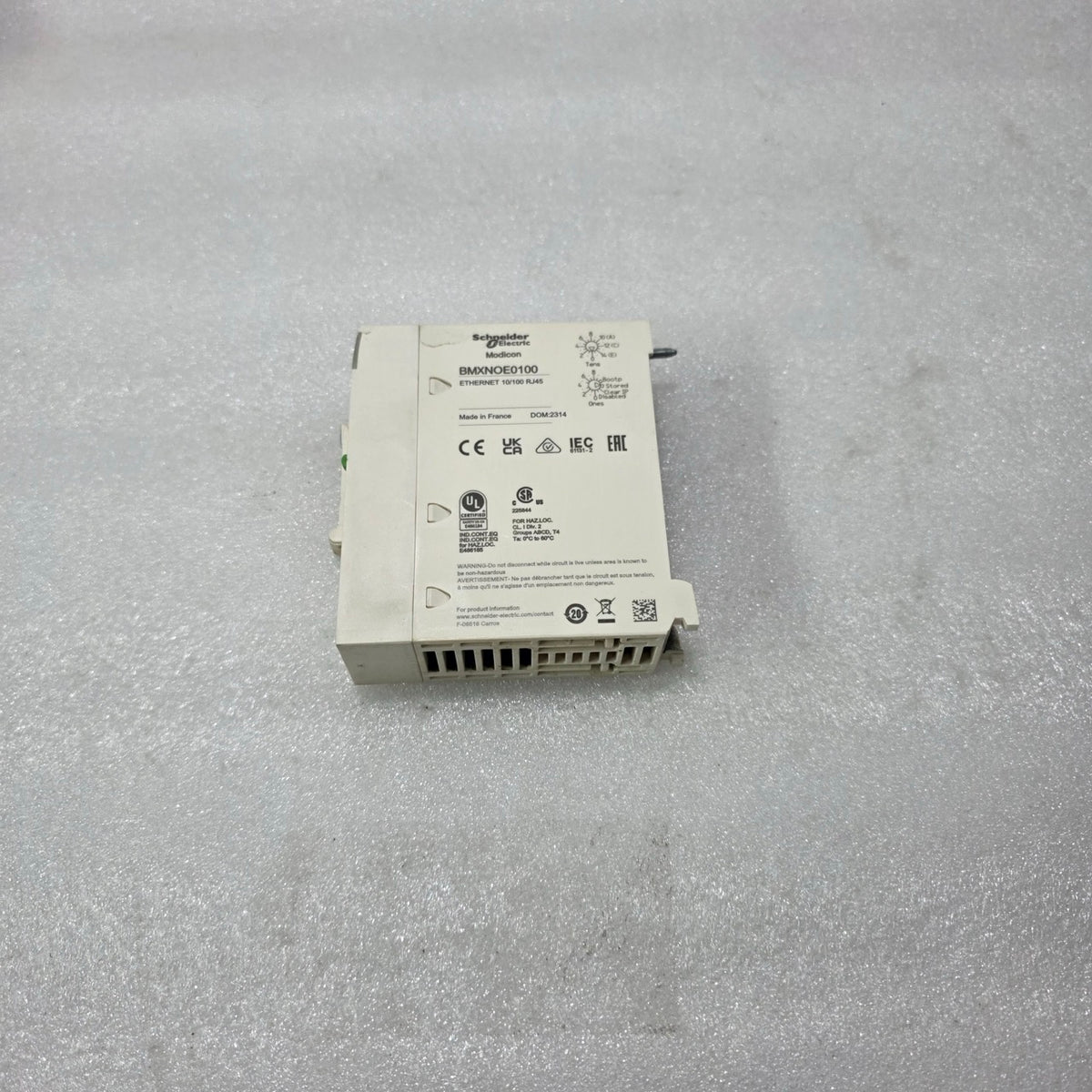 S ELECTRIC MODICON BMXNOE0100 ETHERNET COMMUNICATION MODULE