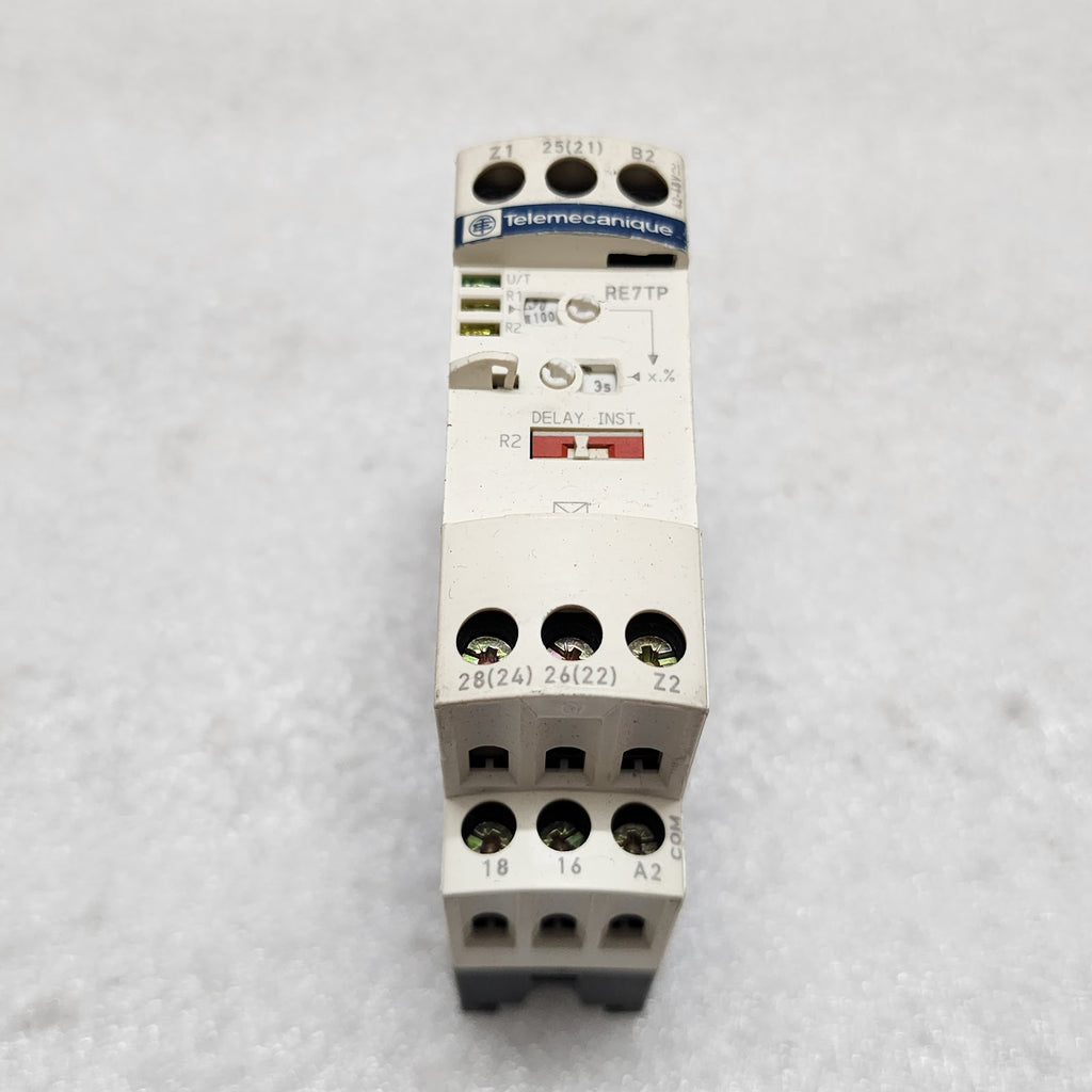 RE7TP13BU ADJUSTABLE ON DELAY TIMING RELAY 0.05S-300H 110-240VAC/24VAC-DC/42-48V