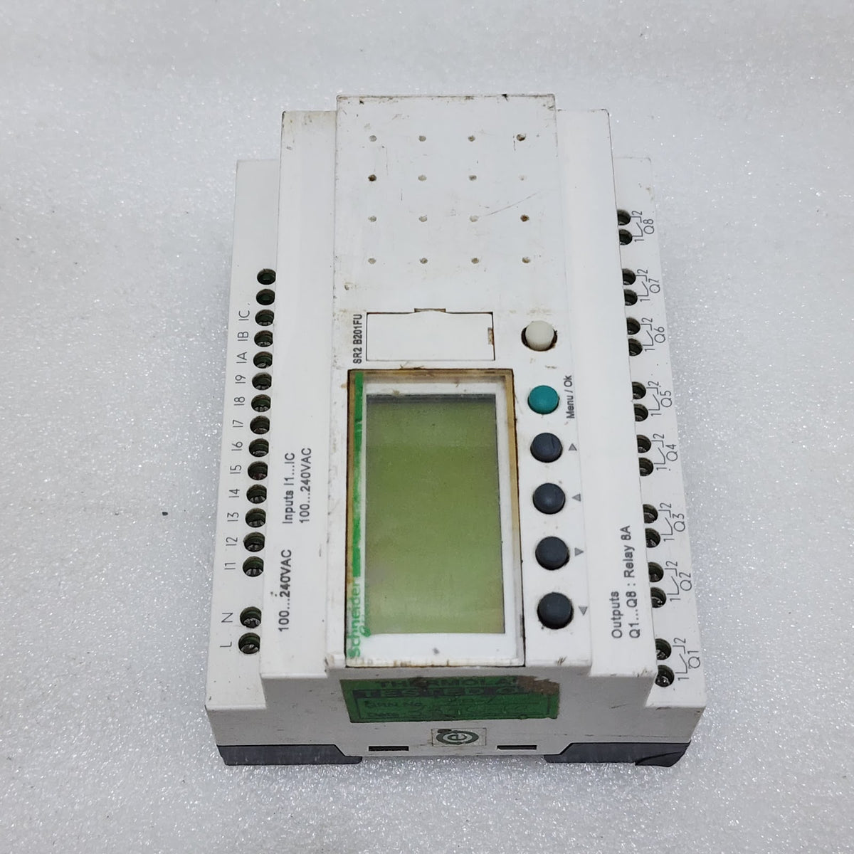 SR2 B201FU ZELIO LOGIC RELAY 100-240VAC 88960053