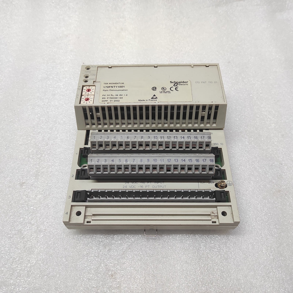 SE TSX MOMENTUM 170ADM35010 I/O BASE 24VDC