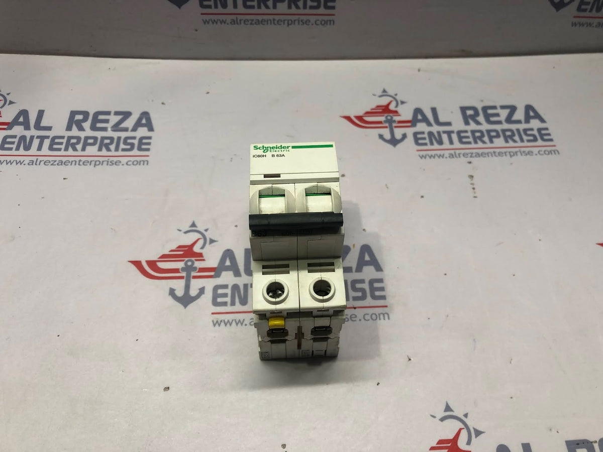 SE A9F53263 ACTI9 IC60H 2P 63A B CIRCUIT BREAKER