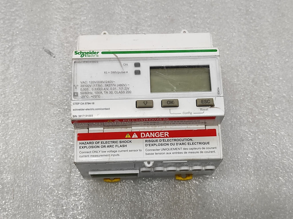 SE IEM3455C2 Element Energy Meter A9MEM3455C2 CTEP CA