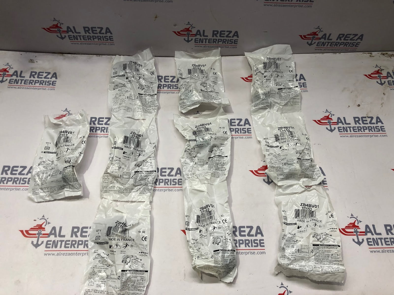 SE ZB4BV01 HARMONY XB4 PILOT LIGHT HEAD LOT OF 10 UNIT