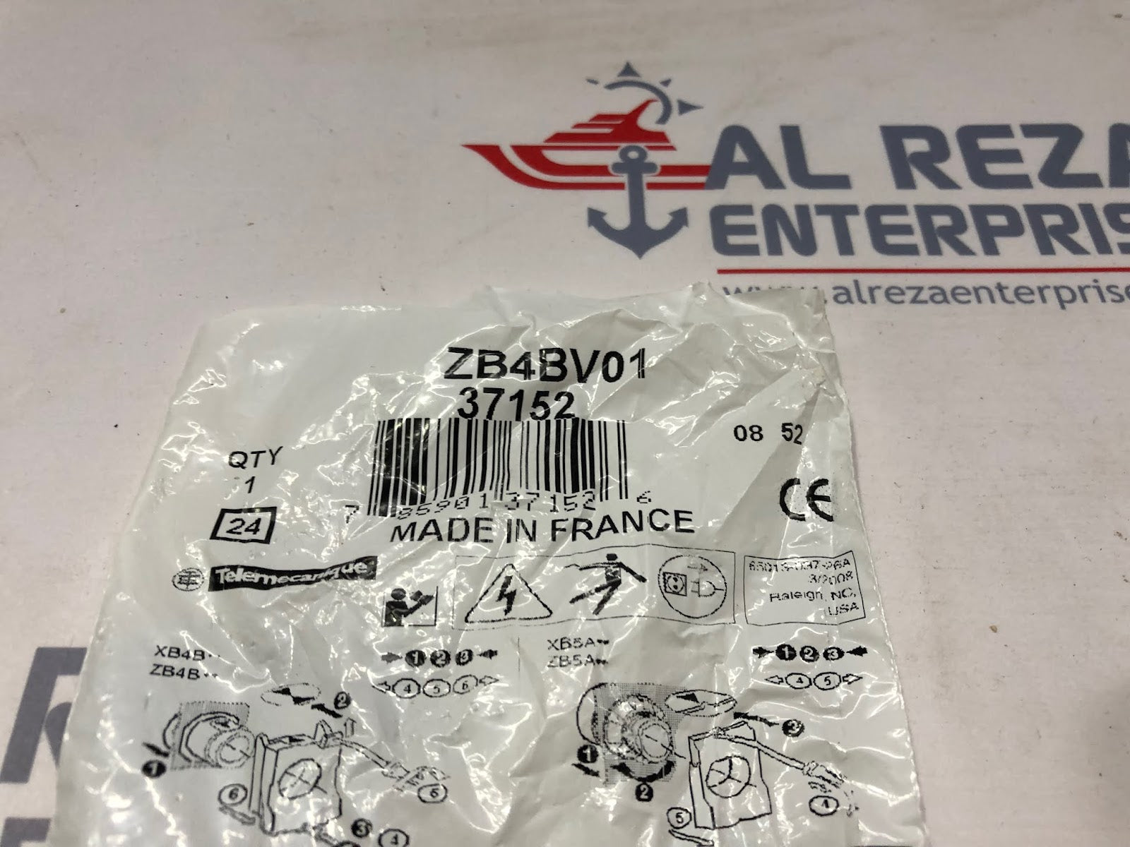SE ZB4BV01 HARMONY XB4 PILOT LIGHT HEAD LOT OF 10 UNIT