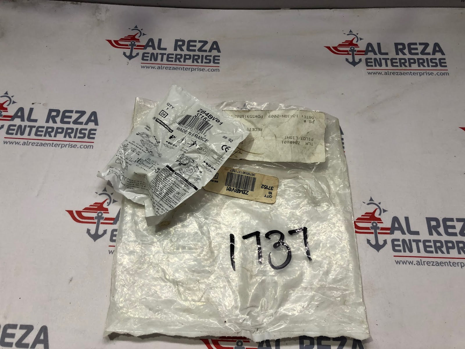 SE ZB4BV01 HARMONY XB4 PILOT LIGHT HEAD LOT OF 10 UNIT