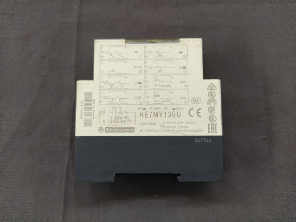 SE RE7MY13BU Time Delay Relay 0.05s-300h 110-240V/24V Telemecanique