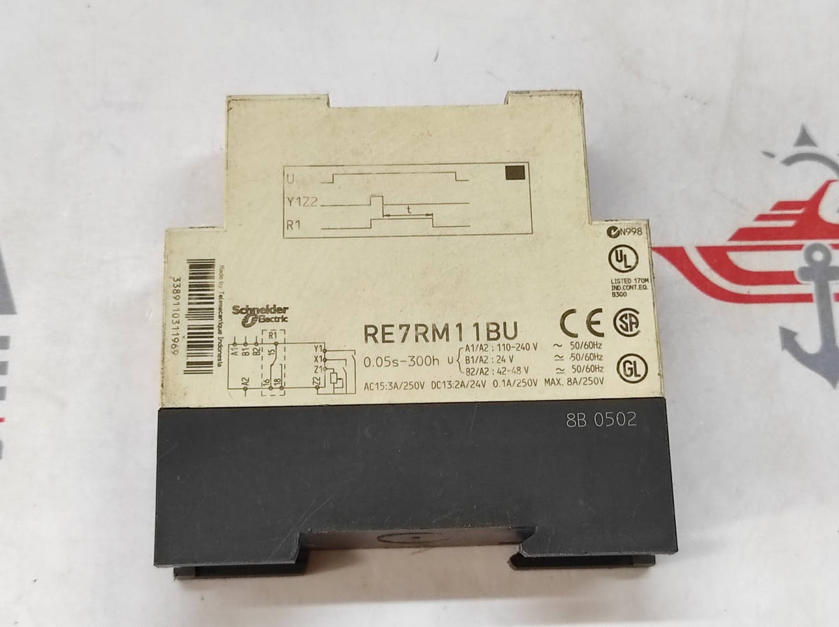 SE RE7RM11BU OFF DELAY TIME RELAY 110-240V/24V/42-48V 0.05S-300H