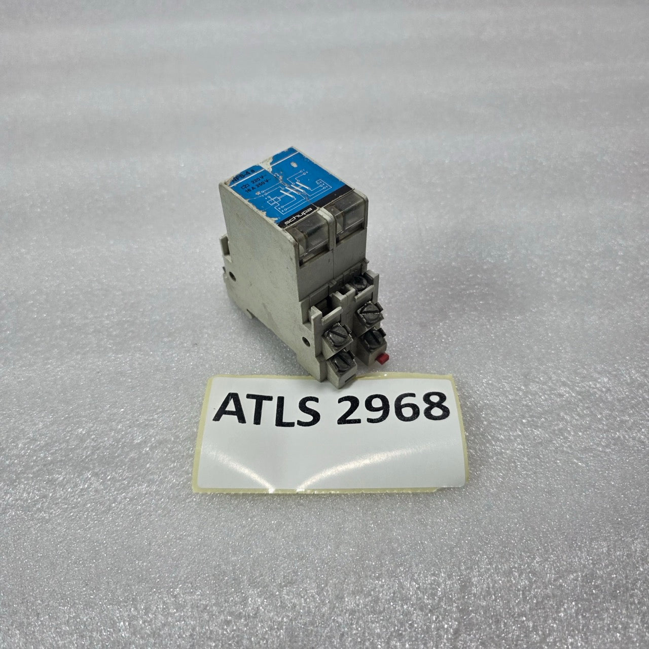 SCHUPA NFS-4S POWER RELAY 220V AC COIL 16A 250V DIN RAIL MOUNT