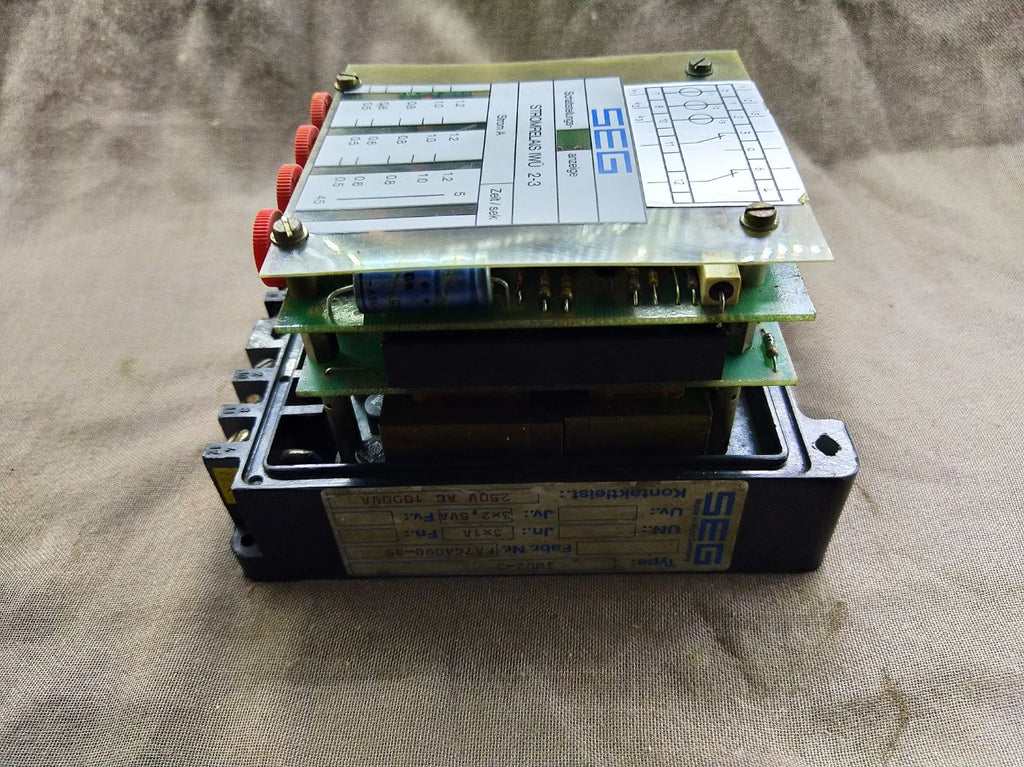 SEG Stromrelais IWU 2-3 Over Current Relay IWU2-3/S FA764090-89