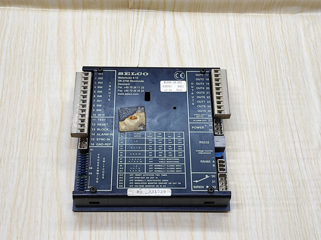 Selco M1000-24-00C Alarm Monitor M10002400C