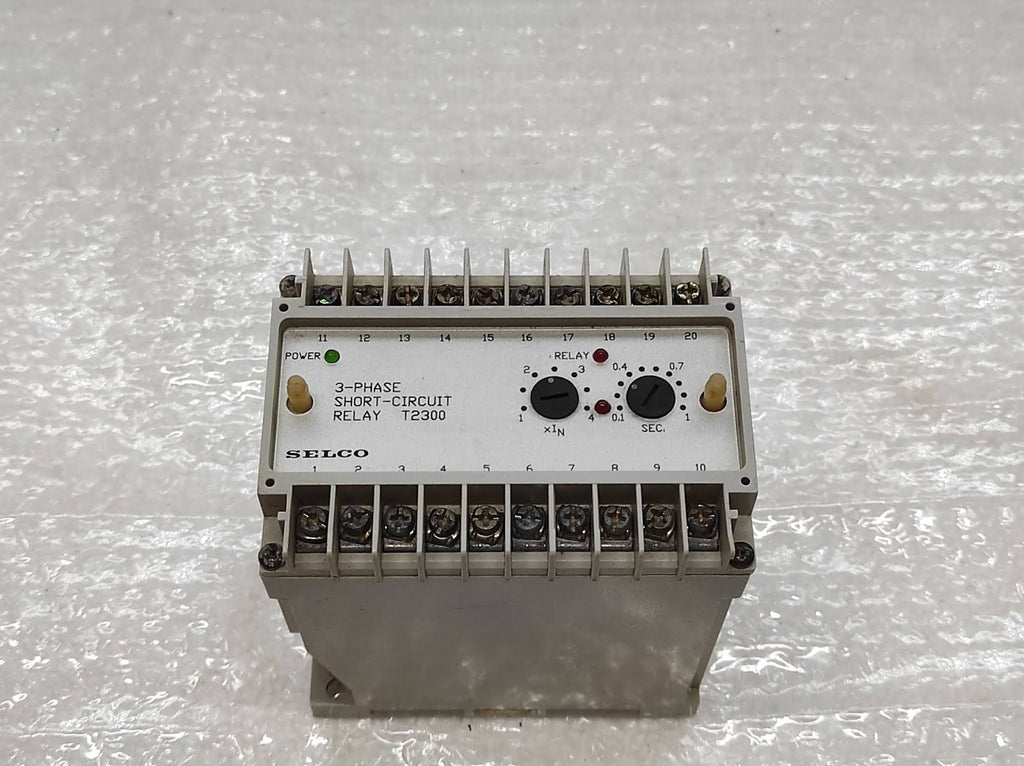 SELCO T2300-01 3-PHASE SHORT-CIRCUIT RELAY | 5A | 380 / 440V AC