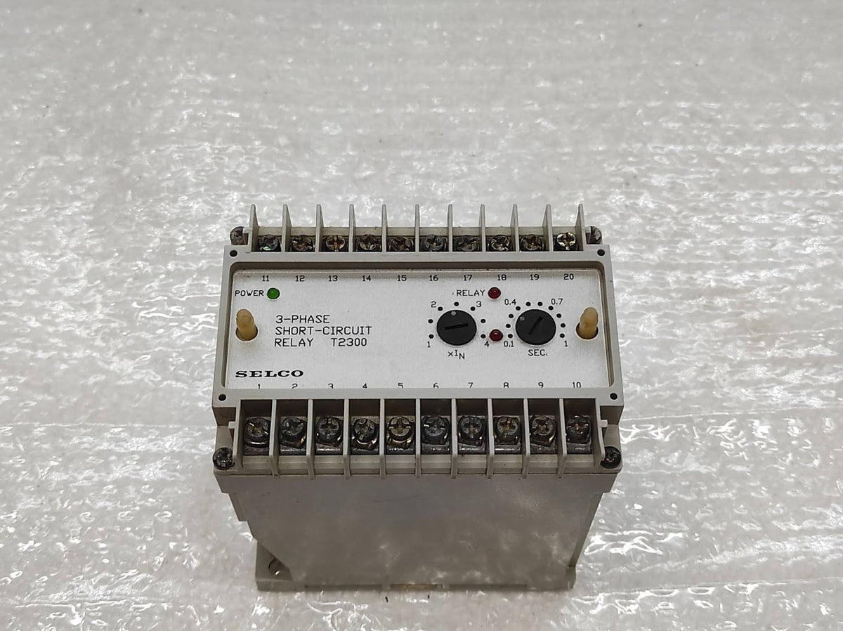 SELCO T2300-01 3-PHASE SHORT-CIRCUIT RELAY | 5A | 380 / 440V AC