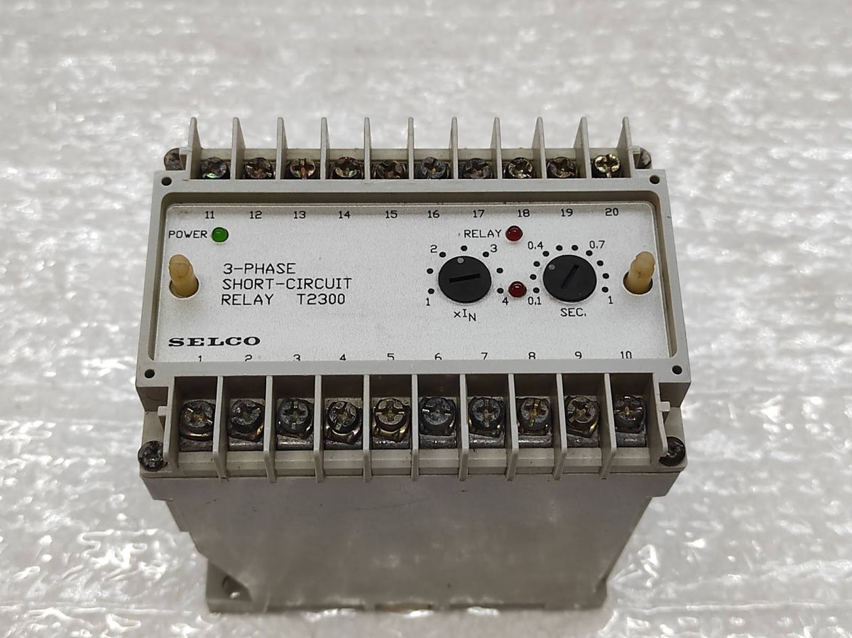 SELCO T2300-01 3-PHASE SHORT-CIRCUIT RELAY | 5A | 380 / 440V AC