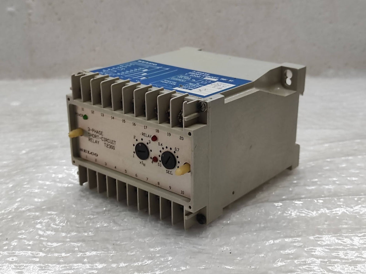 SELCO T2300-01 3-PHASE SHORT-CIRCUIT RELAY | 5A | 380 / 440V AC