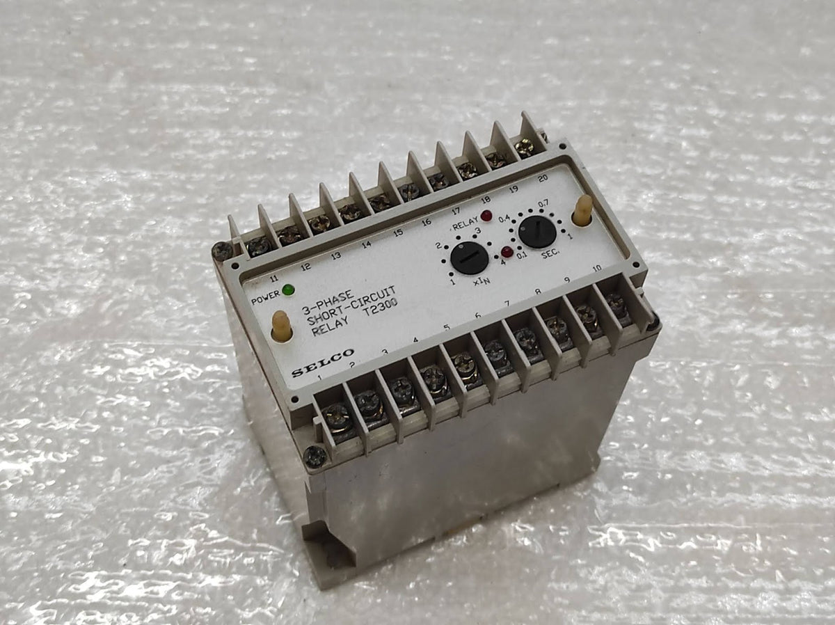 SELCO T2300-01 3-PHASE SHORT-CIRCUIT RELAY | 5A | 380 / 440V AC