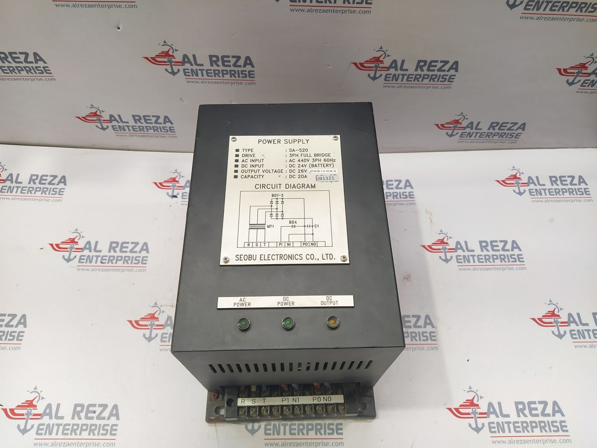 SEOBU ELECTRONICS SA-520 POWER SUPPLY