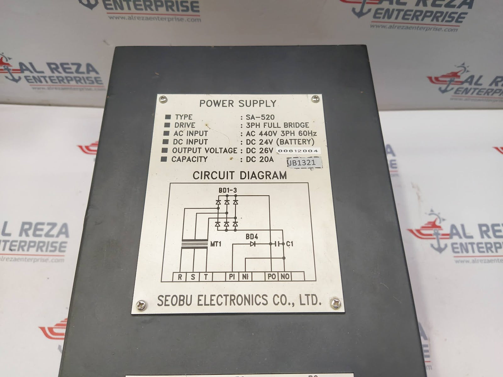 SEOBU ELECTRONICS SA-520 POWER SUPPLY