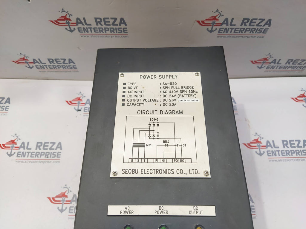 SEOBU ELECTRONICS SA-520 POWER SUPPLY