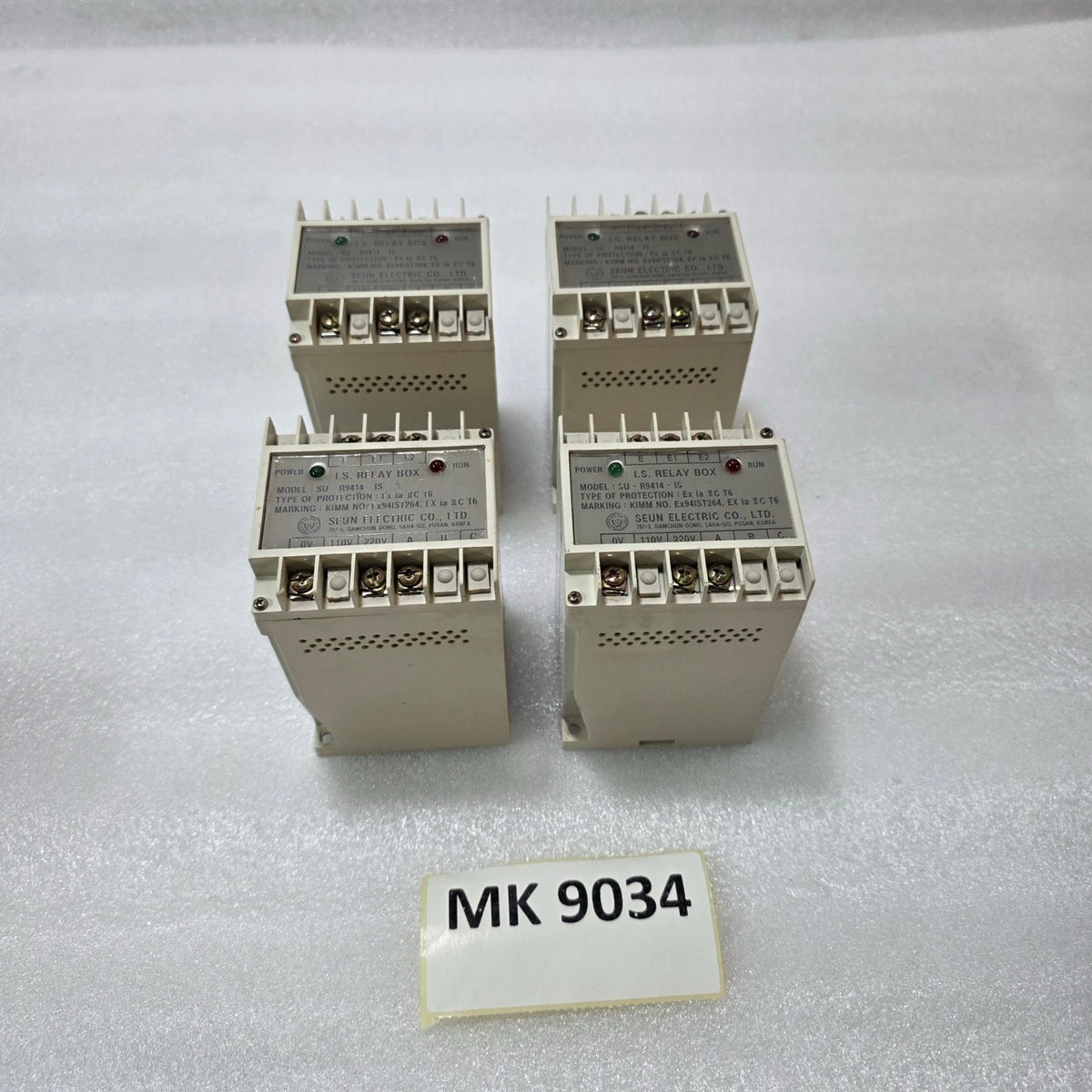 SEUN ELECTRIC SU-R9414-IS INTRINSICALLY SAFE RELAY BOX EX IA IIC T6 | INDUSTRIAL