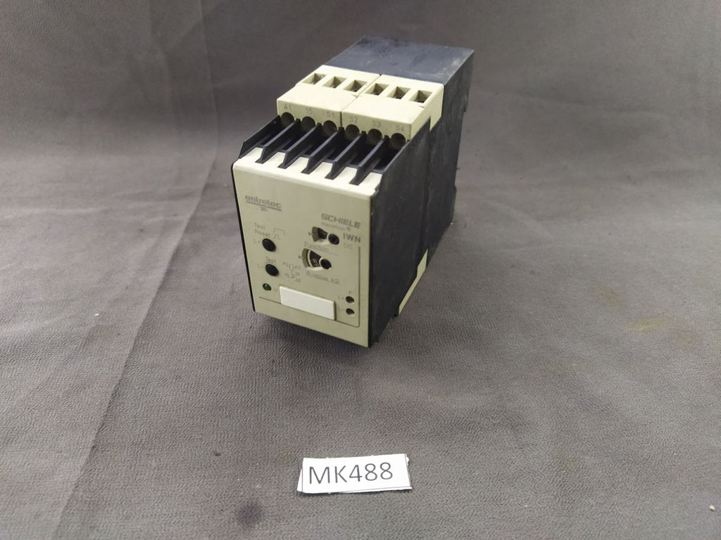 Schiele IWN DC Mecotron 2-450-065-00 Earth Leakage Monitoring Relay 24-240V AC/D