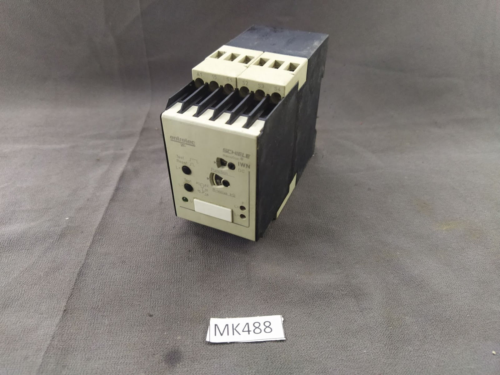 Schiele IWN DC Mecotron 2-450-065-00 Earth Leakage Monitoring Relay 24-240V AC/D