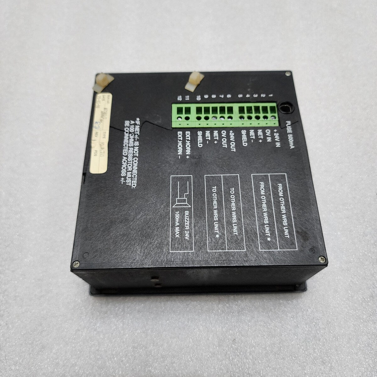 SIEMENS 93.0.311 SHIP ALARM PANEL CONTROL SYSTEM REV B CRACK ON BACK OF BODY