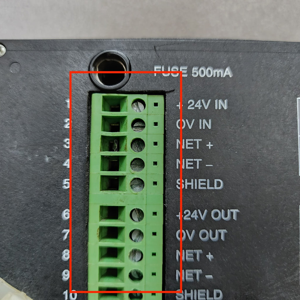 SIEMENS 93.0.311 SHIP ALARM PANEL CONTROL SYSTEM REV B CRACK ON BACK OF BODY