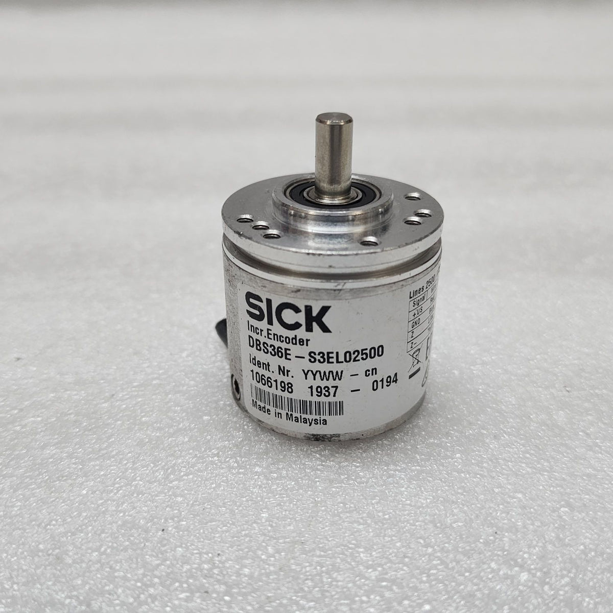 SICK DBS36E-S3EL02500 INCREMENTAL ENCODER 1066198