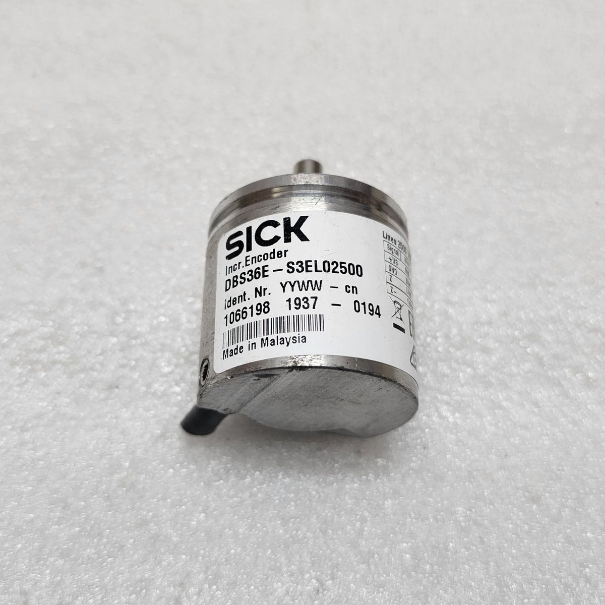 SICK DBS36E-S3EL02500 INCREMENTAL ENCODER 1066198