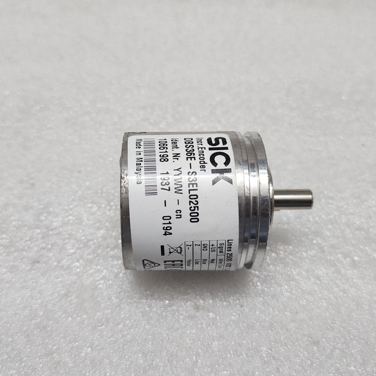 SICK DBS36E-S3EL02500 INCREMENTAL ENCODER 1066198