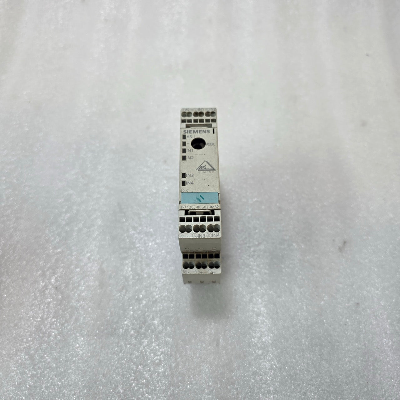 SIEMENS 3RK1200-0CG02-0AA2 AS-I MODULE – 4 INPUT AS-INTERFACE DIGITAL I/O MODULE