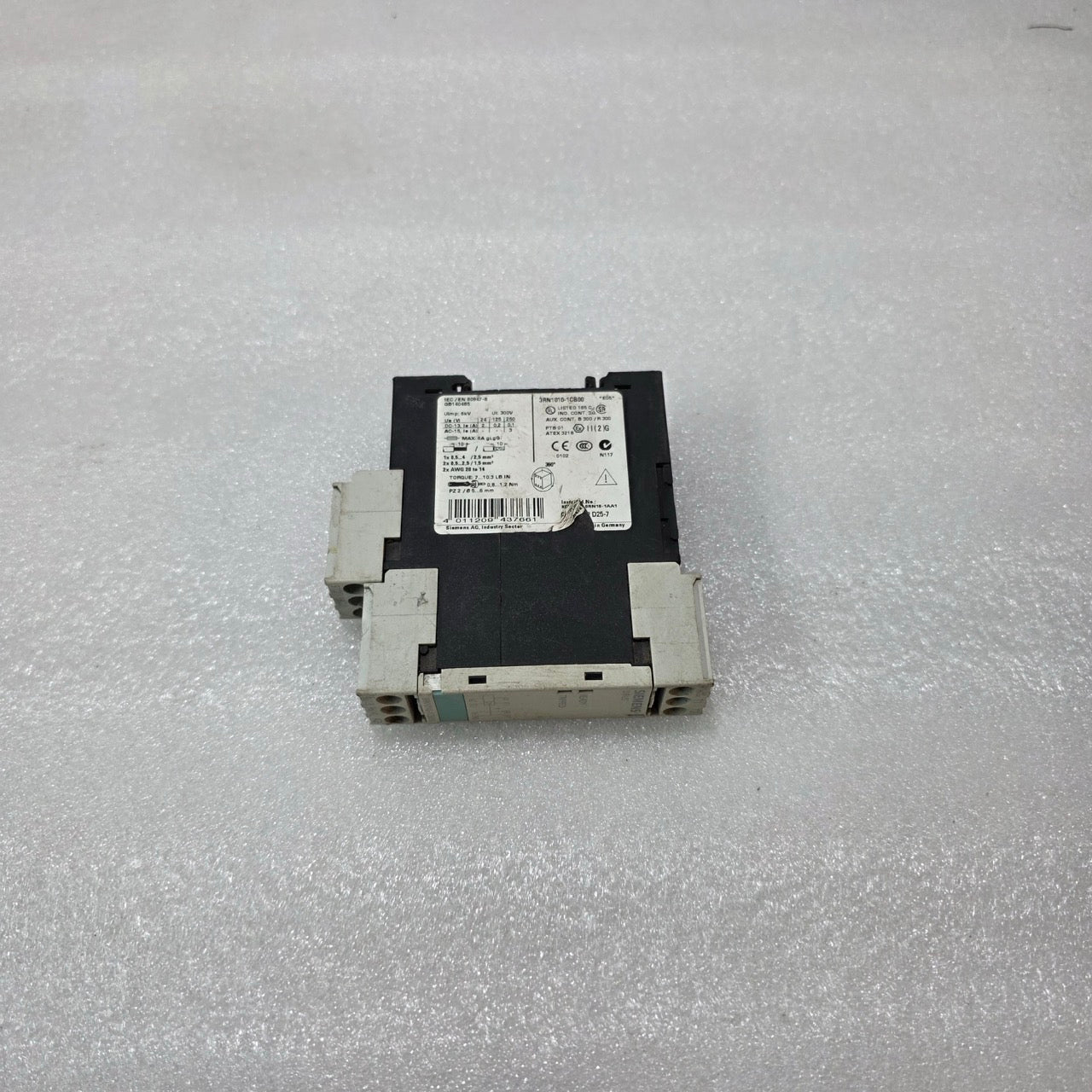 SIEMENS 3RN1010-1CB00 THERMISTOR MOTOR PROTECTION RELAY ATEX IEC/EN 60947-8 24–2