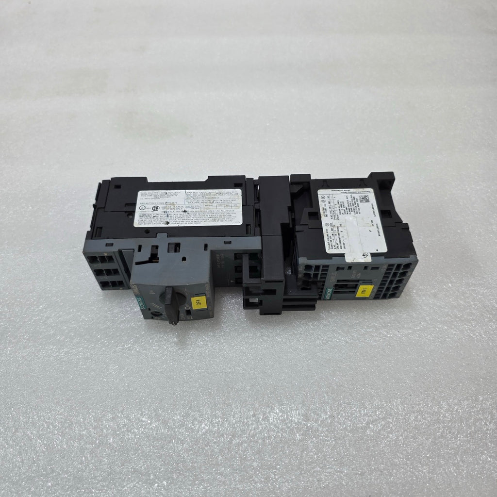 SIEMENS 3RV2011-0FA20 MOTOR PROTECTION CIRCUIT BREAKER + 3RT2015-2BB41 CONTACTOR