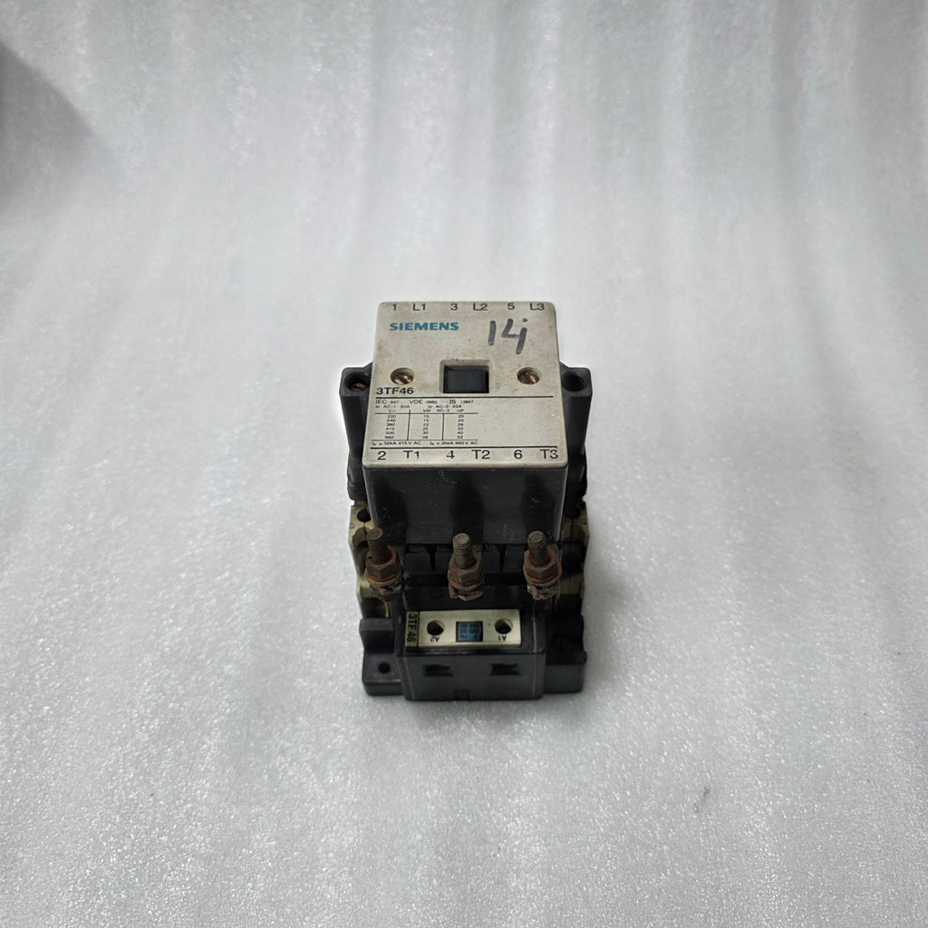 SIEMENS 3TF46 AC CONTACTOR 45A 3 POLE | 220–660V MOTOR CONTACTOR |COIL 220–264V