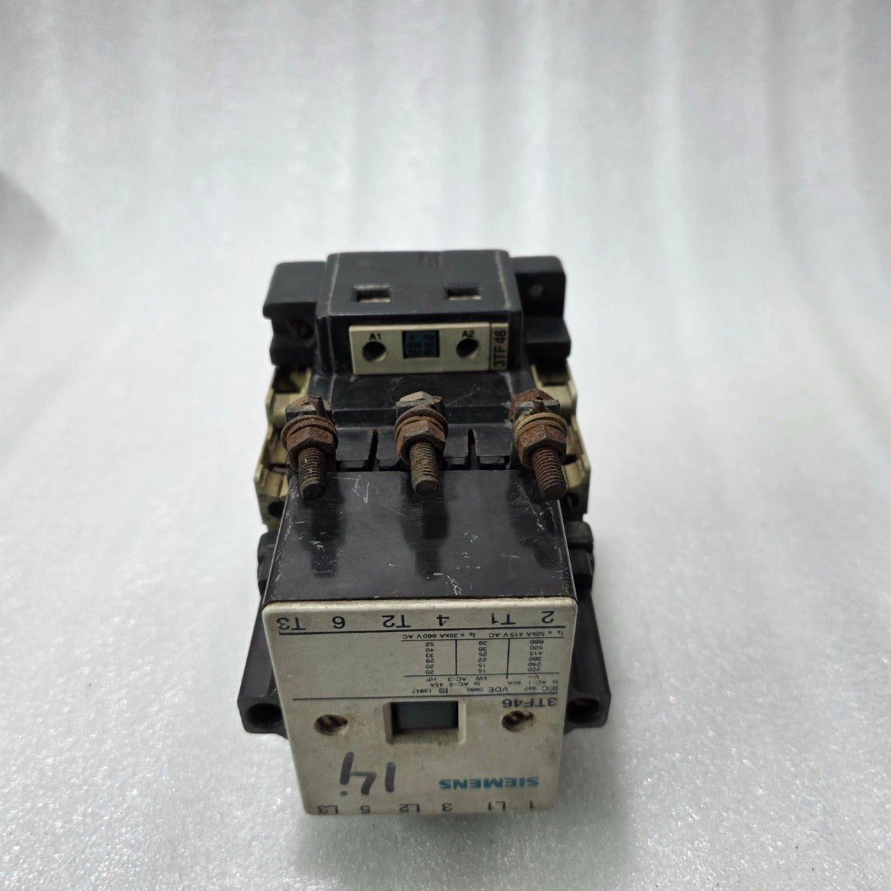 SIEMENS 3TF46 AC CONTACTOR 45A 3 POLE | 220–660V MOTOR CONTACTOR |COIL 220–264V