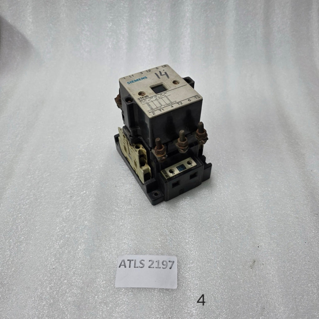 SIEMENS 3TF46 AC CONTACTOR 45A 3 POLE | 220–660V MOTOR CONTACTOR |COIL 220–264V