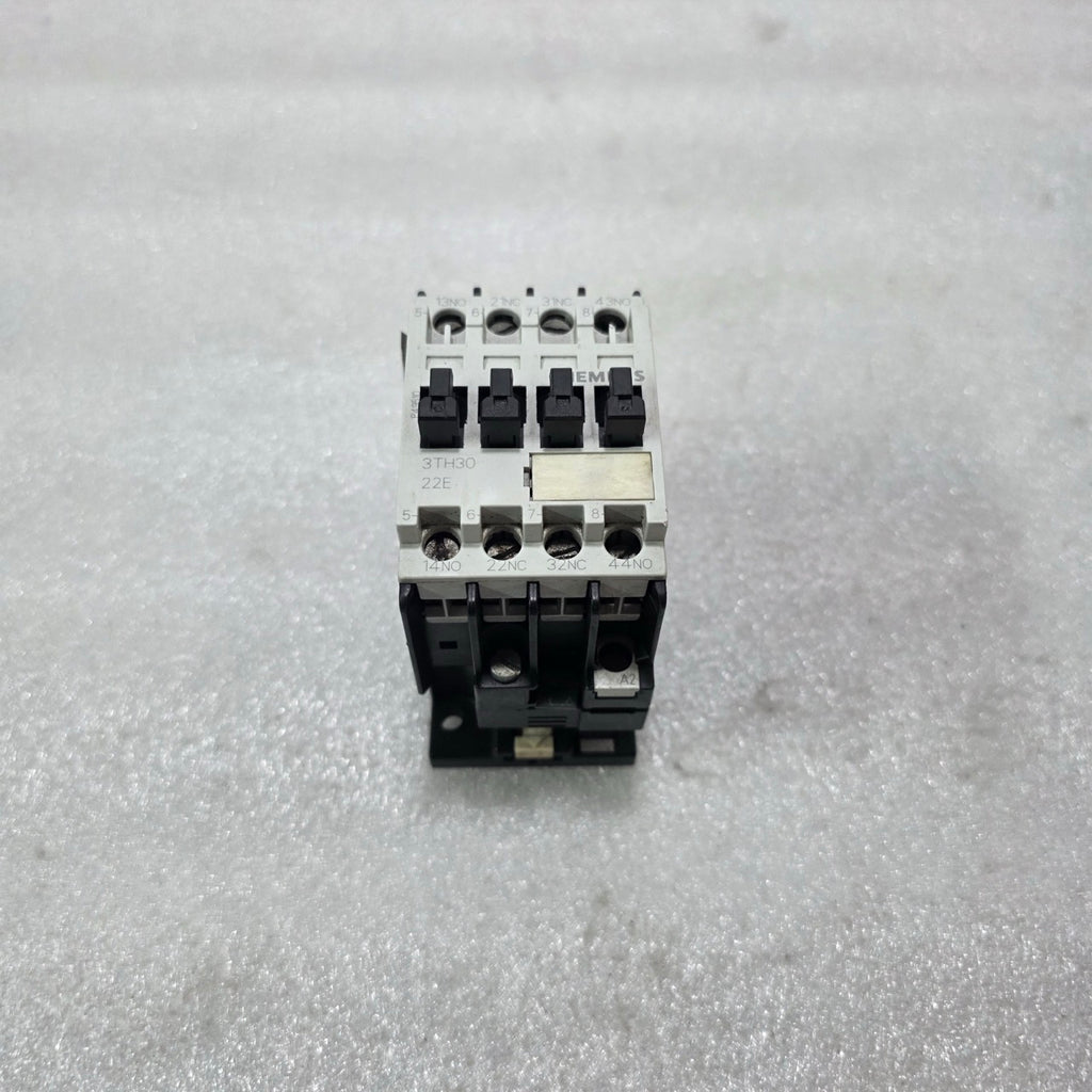 SIEMENS 3TH3022-0A AUXILIARY CONTACTOR 2NO 2NC 220VAC 50/60HZ CONTROL RELAY
