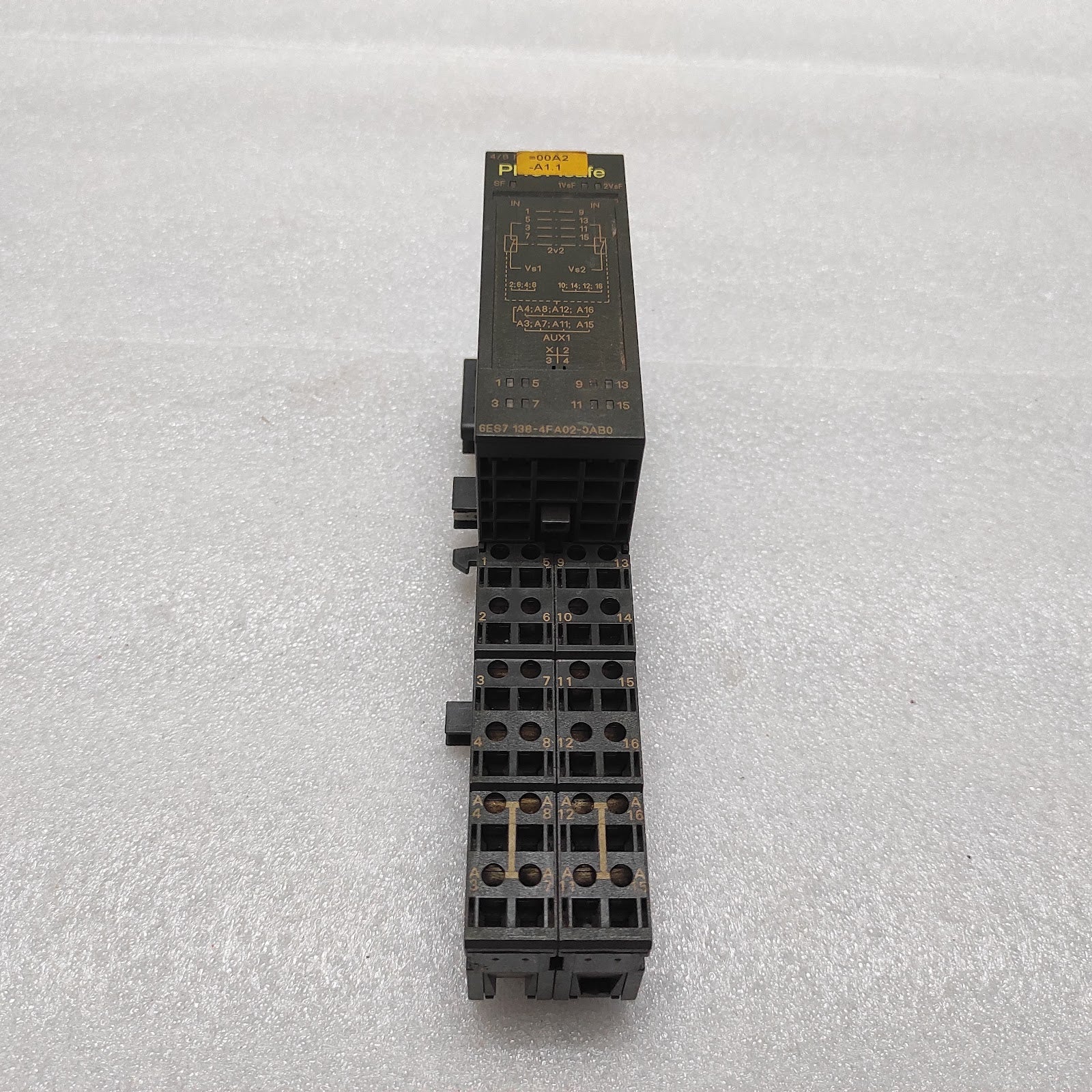 SIEMENS 6ES7 138-4FA02-0AB0 ET200S I/O MODULE 24VDC