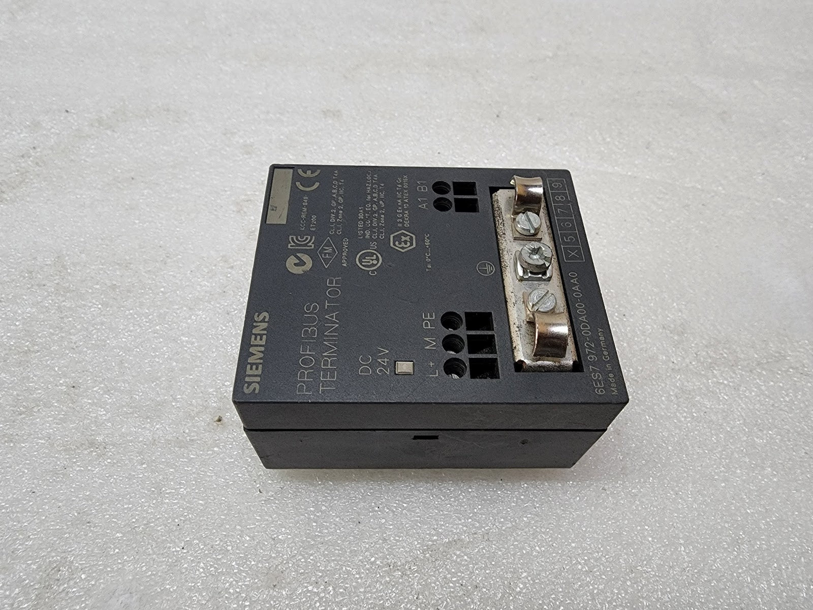 SIEMENS 6ES7 972-0DA00-0AA0 SIMATIC DP RS485 TERMINATING RESISTOR
