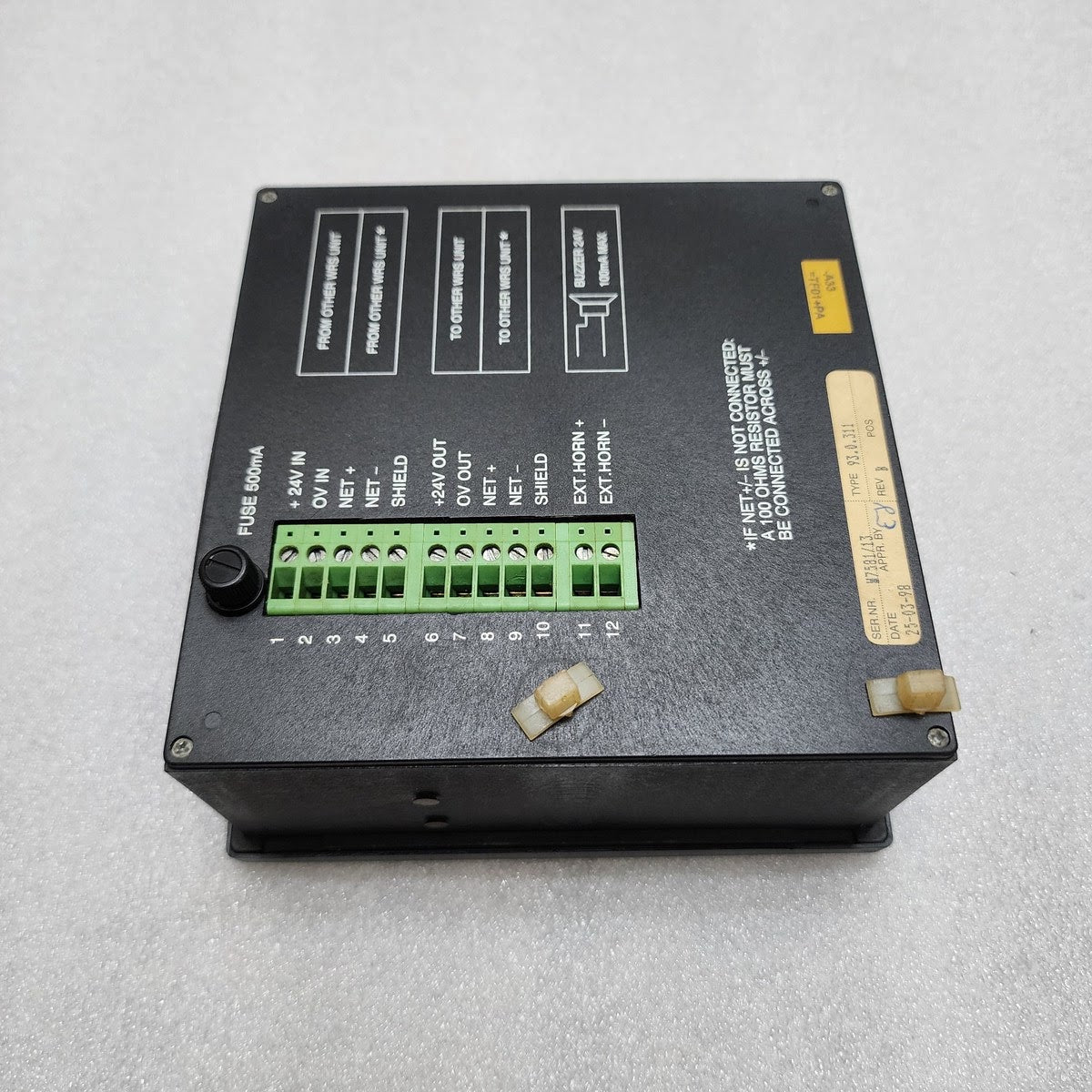 SIEMENS 93.0.311 REV B SHIP ALARM PANEL CONTROL SYSTEM