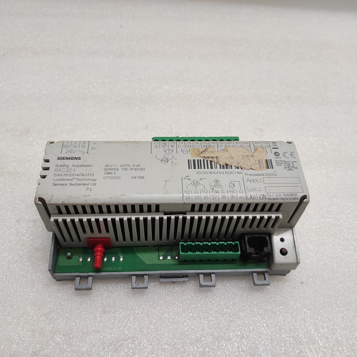SIEMENS RXC32.1 ROOM CONTROLLER 24V