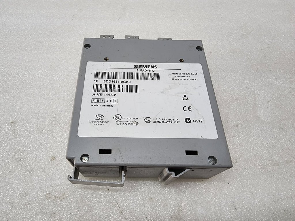 SIEMENS SIMADYN D 6DD1681-0GK0 CONVERTER SU13 50 TERMINAL