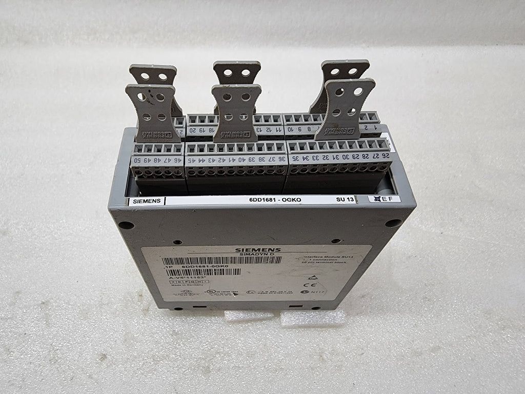 SIEMENS SIMADYN D 6DD1681-0GK0 CONVERTER SU13 50 TERMINAL