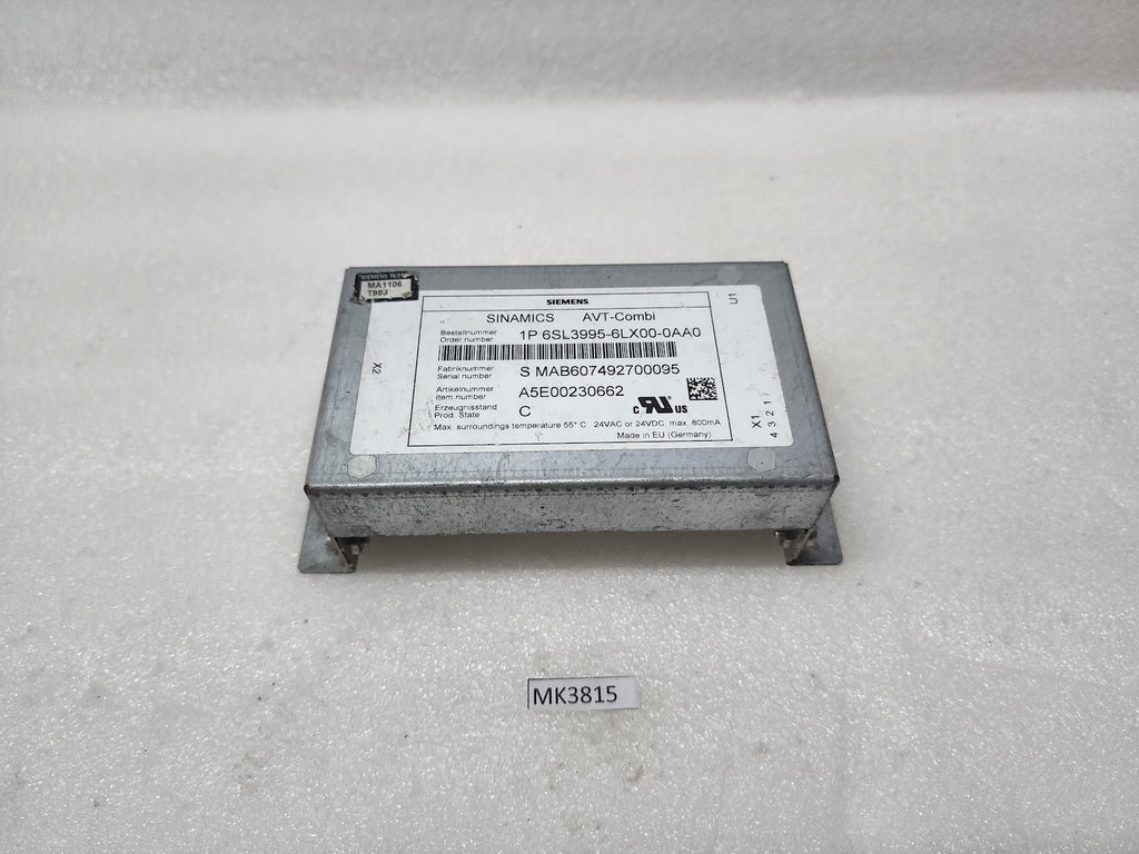 SIEMENS SINAMICS 6SL3995-6LX00-0AA0 AVT-COMBI