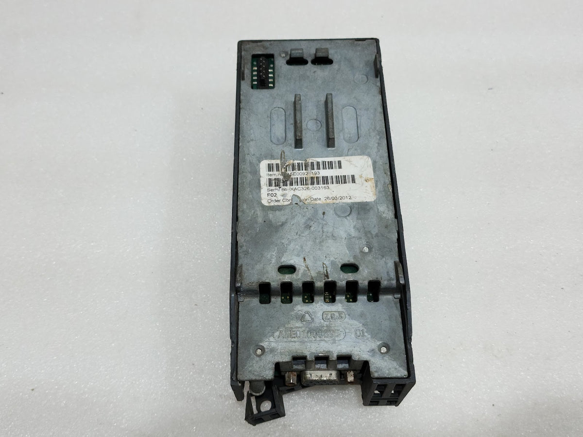 SIEMENS SINAMICS CU240S DP CONTROL UNIT 6SL3244-0BA20-1PA0