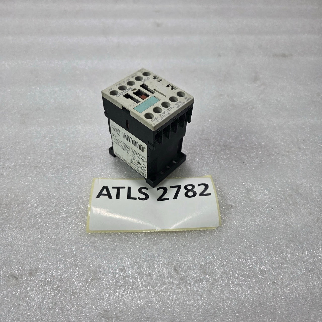 SIEMENS SIRIUS 3RH1122-1AP00 AUXILIARY CONTACTOR RELAY 4-POLE 2NO+2NC 230V AC