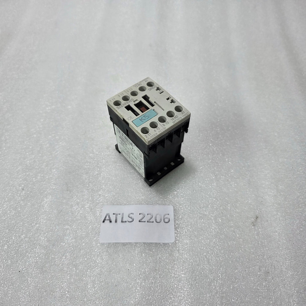 SIEMENS SIRIUS 3RT1015-1AN21 AC CONTACTOR 9A 3 POLE | 1NO | COIL 220V 50/60HZ